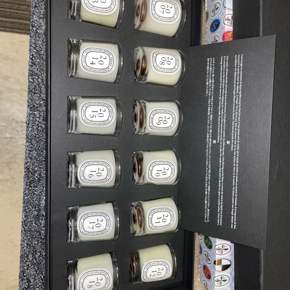 New in Box RARE Diptqyue Limited Edition Pine Scents Holiday Mini 35g Candles - Picture 1 of 5